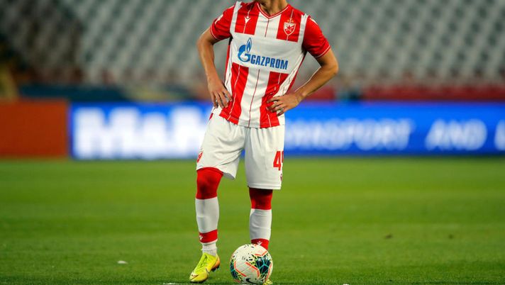 Andrija Radulovic, trequartista della Stella Rossa (foto dal web) 