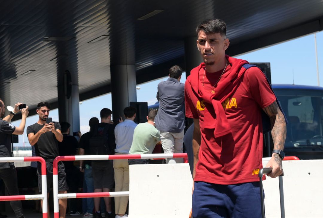 La Roma in partenza per il Portogallo – FOTO GALLERY - immagine 20