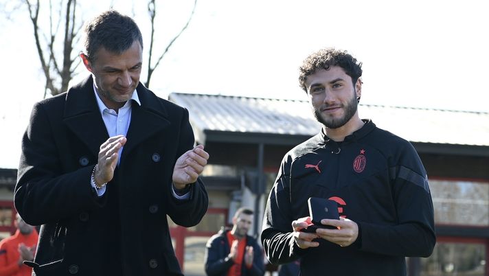 Maldini Calabria AC Milan allenamento Milanello