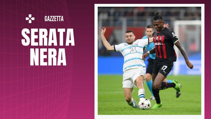 Rafael Leao AC Milan Milan-Chelsea 0-2 Champions League 2022-2023