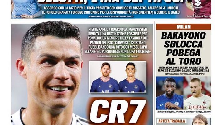 EDICOLA TS – Inter, svolta Correa: ecco le cifre! Belotti, l’ira dei tifosi 