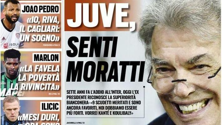 Tuttosport, la prima pagina di oggi, martedì 17 novembre 2020 Tuttosport, la prima pagina di oggi, martedì 17 novembre 2020