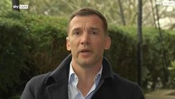 Shevchenko: “Per me Putin non esiste. Ringrazio l’Italia, fiero dell’Ucraina”