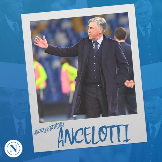 Foto SSCN FOTO Ancelotti oggi compie 63 anni, gli auguri del Napoli: “Buon compleanno, Mister”- immagine 2