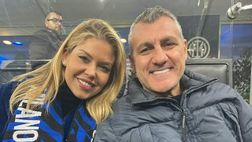 Costanza Caracciolo festeggia la vittoria dell’Inter accanto a Vieri: “Domenica perfetta”