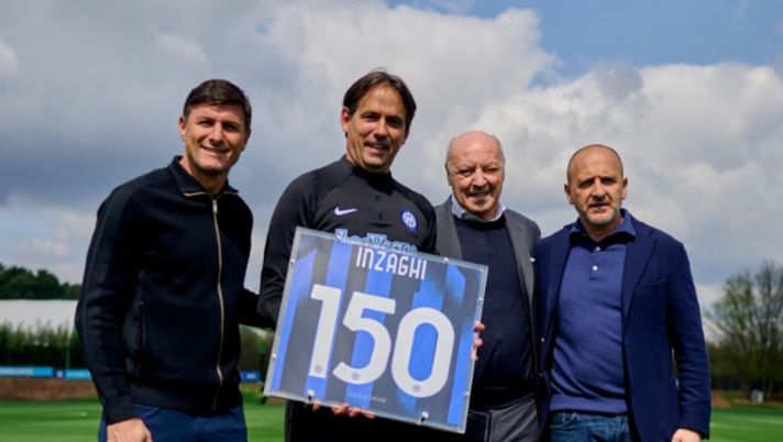 Inter, Inzaghi: “150 panchine speciali, contento di aver festeggiato con giocatori e club” - immagine 1