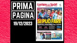 Prima pagina Corriere dello Sport: “Si può fare”