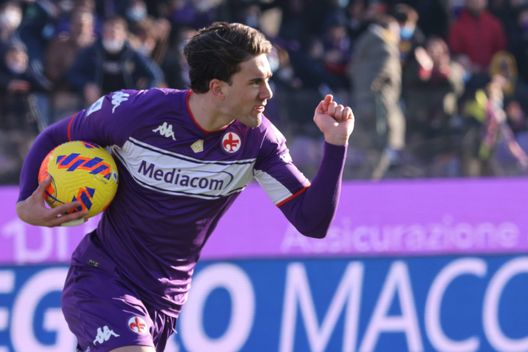 GERMOGLI PH: 19DICEMBRE 2021 FIRENZE STADIO ARTEMIO FRANCHI CAMPIONATO SERIE A TIM FIORENTINA VS SASSUOLO NELLA FOTO GOL ESULTANZA VLAHOVIC Cois a VN: “Fiorentina sorpresa della stagione. Ecco cosa mi ha colpito”- immagine 2