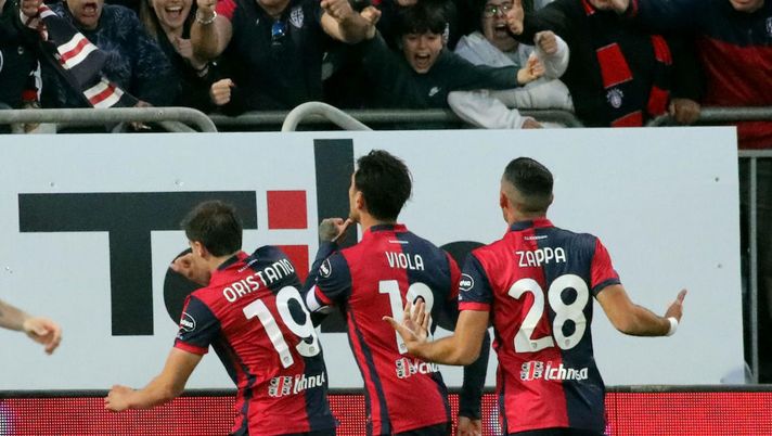 Getty Cagliari, Viola dopo il gol all’Atalanta: “Ora pensiamo all’Inter. Sarà una partita proibitiva” - immagine 1