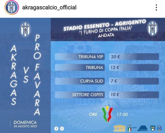 Da Pistoia ad Agrigento: è febbre derby per i biglietti di coppa Italia Serie D- immagine 3