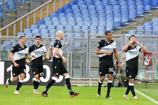 ROME, ITALY - NOVEMBER 29: Tolgay Ali Arslan of Udinese Calcio celebrates the opening gaol during the Serie A match between SS Lazio and Udinese Calcio at Stadio Olimpico on November 29, 2020 in Rome, Italy. (Photo by Marco Rosi - SS Lazio/Getty Images) Tosolini (UdineseBlog): “Gotti ha un vantaggio: pochi nazionali e infortunati”- immagine 2