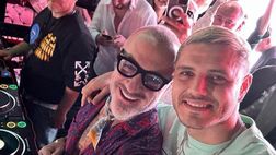 Mauro Icardi se la spassa in discoteca con Gianluca Vacchi: “La mia filosofia è ENJOY”