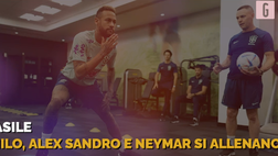 Mondiali, Brasile: Neymar, Danilo e Alex Sandro al lavoro | VIDEO