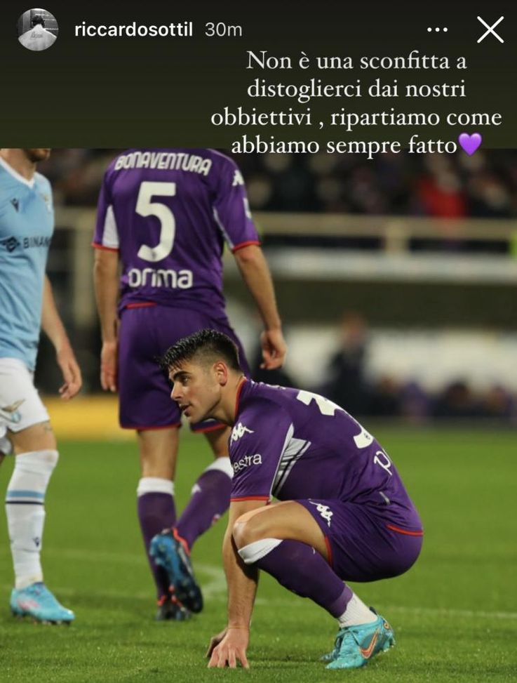 Sottil carica la viola: “Non è una sconfitta a distoglierci dagli obiettivi”- immagine 2