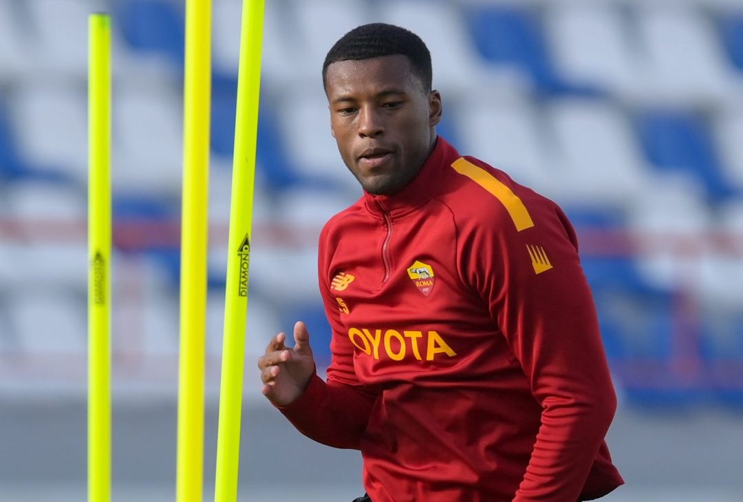 Roma, c’è Wijnaldum in gruppo. E torna anche Rui Patricio – FOTO GALLERY - immagine 83