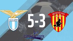 All’Olimpico succede di tutto e di più: 5-3 tra Lazio e Benevento