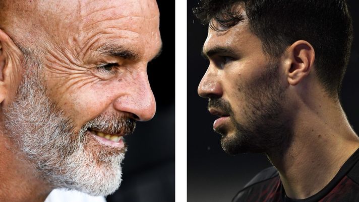 Stefano Pioli (allenatore AC Milan) ed Alessio Romagnoli (difensore e capitano AC Milan) | AC Milan News (Getty Images) 