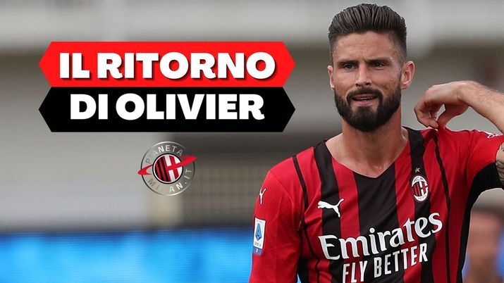 Olivier Giroud (attaccante AC Milan) a disposizione per Milan-Verona | News (Getty Images) Olivier Giroud AC Milan