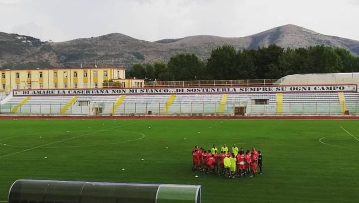 Lo stadio Pinto di Caserta 