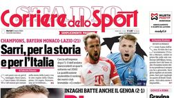 PRIMA PAGINA CORRIERE DELLO SPORT OGGI: “Il Napoli sogna con mago Calzona”