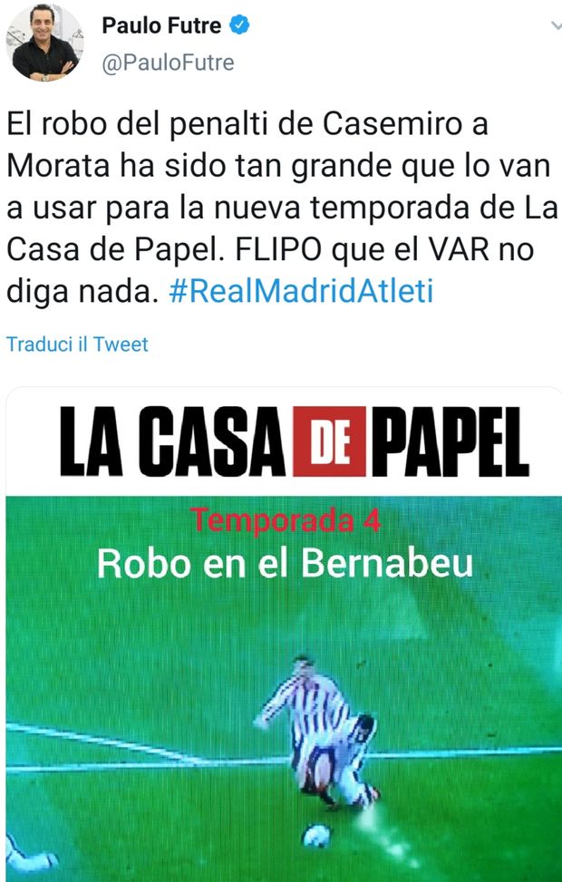 Esplosione social di Paulo Futre Esplosione social di Paulo Futre