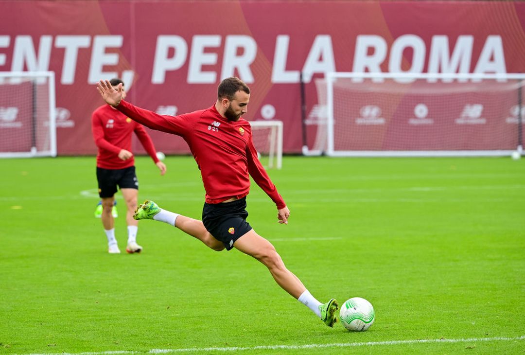 Trigoria: una Roma concentrata in vista dello Zorya – FOTO GALLERY - immagine 24