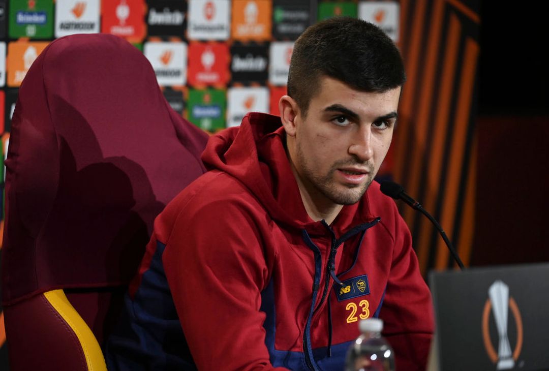 Mourinho e Mancini in conferenza stampa in vista di Roma-Salisburgo – FOTO GALLERY- immagine 1