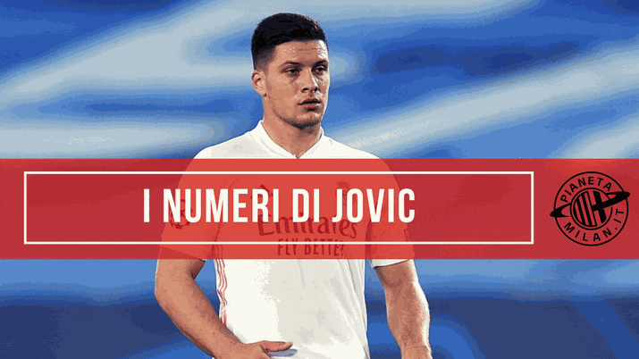I numeri di Luka Jovic nella stagione 2020/2021 