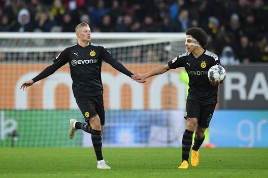 Witsel Haaland (getty images) Witsel Haaland (getty images)