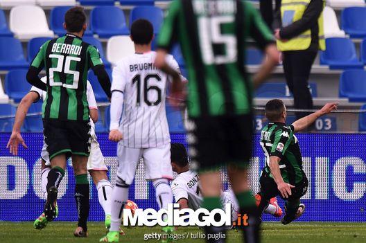 Brugman durante Sassuolo-Palermo Brugman durante Sassuolo-Palermo