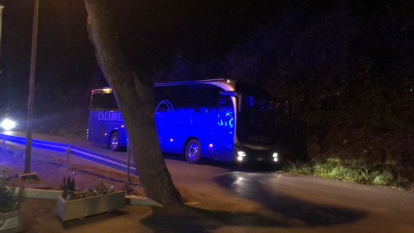 La Lazio arriva a Formello La Lazio arriva a Formello