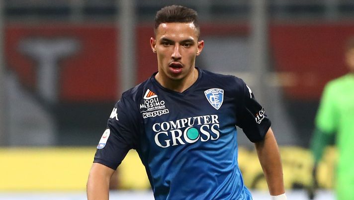 during the Serie A match between AC Milan and Empoli at Stadio Giuseppe Meazza on February 22, 2019 in Milan, Italy. 