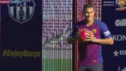 VIDEO / L’ex Inter Murillo si presenta ai tifosi del Barcellona: bene ma non benissimo