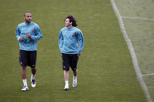 Messi Henry (getty images) Messi Henry