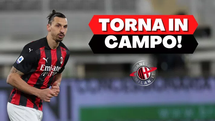 Zlatan Ibrahimovic (attaccante AC Milan) tornerà in campo oggi contro la Lazio | AC Milan News (Getty Images)