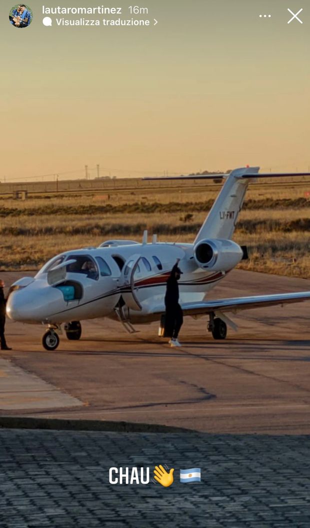 FOTO – Inter, vacanze finite per Lautaro Martinez: il Toro ‘saluta’ così l’Argentina- immagine 2