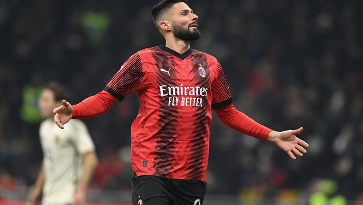 Olivier Giroud Milan-Roma 3-1 Serie A 2023-24