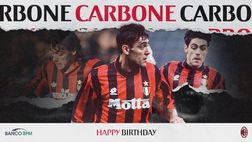 Milan sui social – Gli auguri di buon compleanno a Carbone