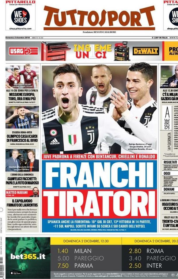 Prima Pagina, Tuttosport: “Franchi tiratori. Il Milan a pranzo. Toro, missione Europa. Oggi euro sorteggi…” Prima Pagina, Tuttosport: “Franchi tiratori. Il Milan a pranzo. Toro, missione Europa. Oggi euro sorteggi…”