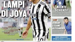 Prima Pagina, Tuttosport: “Juve lampo di gioia. Inter, subito Dzeko gol”