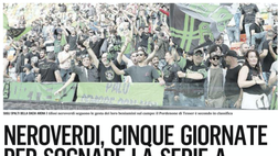 Il Gazzettino: Pordenone, cinque giornate per sognare la serie A