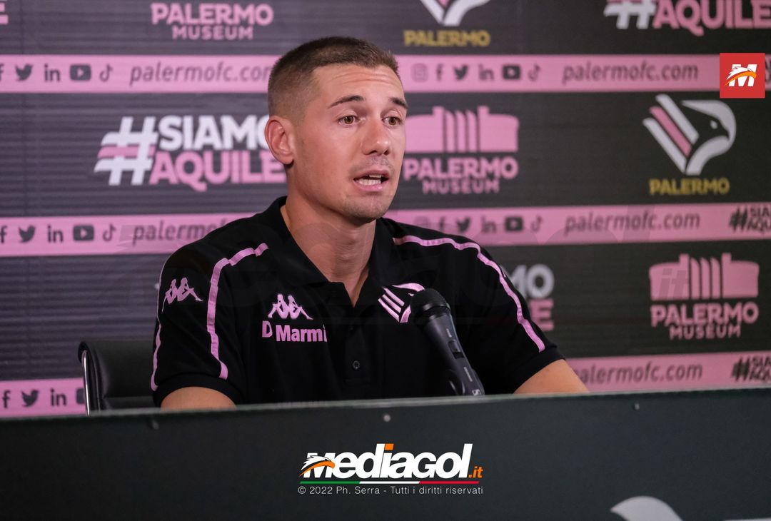 FOTO RITIRO PALERMO, La conferenza stampa di Ivan Marconi (Gallery) - immagine 4