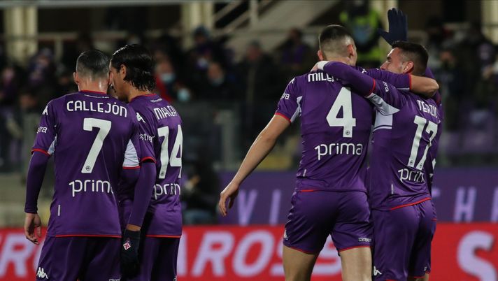 GERMOGLI PH: 15 DICEMBRE 2021 FIRENZE STADIO ARTEMIO FRANCHI PARTITA COPPA ITALIA 2021 2022 FIORENTINA VS BENEVENTO GOL ESULTANZA 10 FIORENTINA NIKOLA MILENKOVIC © FOTOCRONACHE GERMOGLI Fiorentina, inizia il 2022: la lotta per l’Europa entra nel vivo - immagine 1