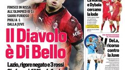 EDICOLA CDS – Il Diavolo è Di Bello: Sarri furioso, Pioli a -1 dalla Juve