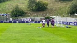 VIDEO VN – Portieri a lavoro: prese alte per i viola