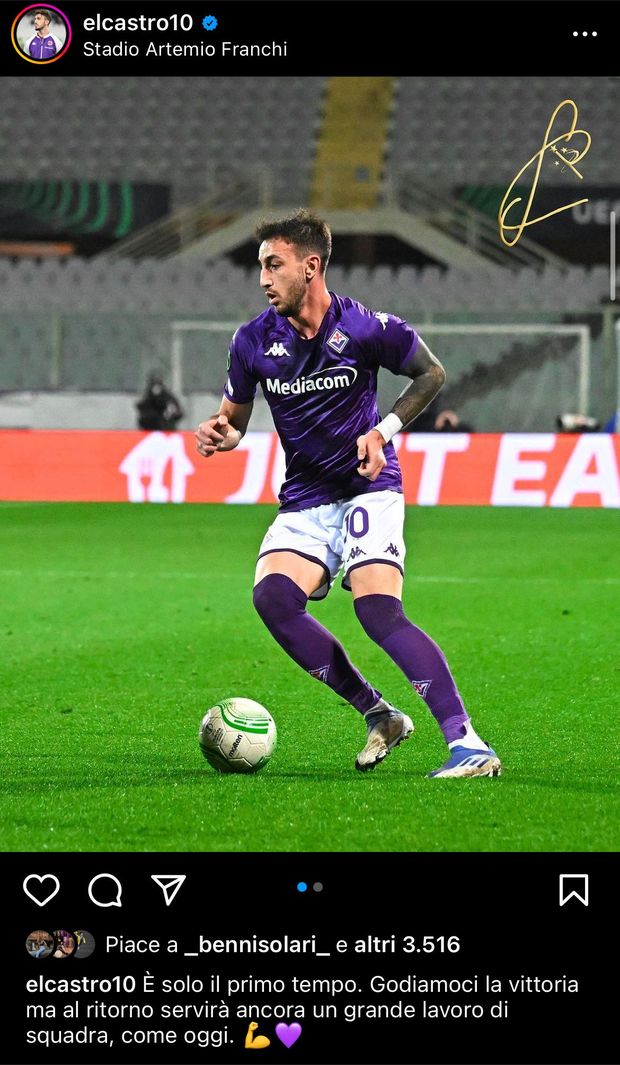 FOTO – Castrovilli commenta: “Al ritorno servirà un grande lavoro di squadra”- immagine 2