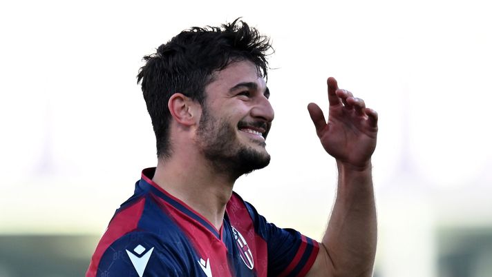 BOLOGNA, ITALY - NOVEMBER 06: Riccardo Orsolini of Bologna FC celebrates during the Serie A match between Bologna FC and Torino FC at Stadio Renato Dall'Ara on November 06, 2022 in Bologna, Italy. (Photo by Alessandro Sabattini/Getty Images) Nico e Sottil out, serve un esterno: torna di moda un vecchio tormentone - immagine 1