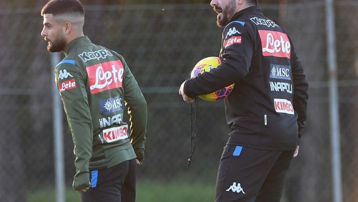 NAPLES, ITALY - DECEMBER 11: New Napoli head coach Gennaro Gattuso takes a training session with the team on December 11, 2019 in Naples, Italy. (Photo by SSC NAPOLI/SSC NAPOLI via Getty Images) NAPLES, ITALY - DECEMBER 11: New Napoli head coach Gennaro Gattuso takes a training session with the team on December 11, 2019 in Naples, Italy. (Photo by SSC NAPOLI/SSC NAPOLI via Getty Images)