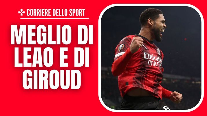esultanza gol Ruben Loftus-Cheek AC Milan Milan-Slavia Praga 4-2 Europa League 2023-2024