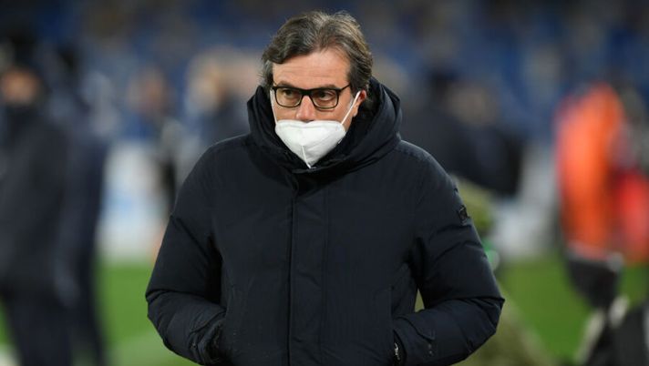 NAPLES, ITALY - FEBRUARY 13: Cristiano Giuntoli, Sporting Director SSC Napoli during the Serie A match between SSC Napoli and Juventus at Stadio Diego Armando Maradona on February 13, 2021 in Naples, Italy. (Photo by Francesco Pecoraro/Getty Images) Gazzetta: “La Juve vuol portar via al Napoli il ds Giuntoli: è un nome in lista” - immagine 1